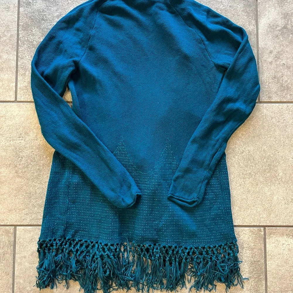 Lilly Pulitzer Teal Tatum Cardigan - Picture 3 of 3